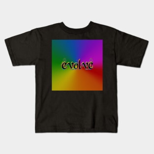 Evolve Rainbow Love Pride Kids T-Shirt